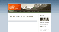 Desktop Screenshot of dentalcraftcorp.com